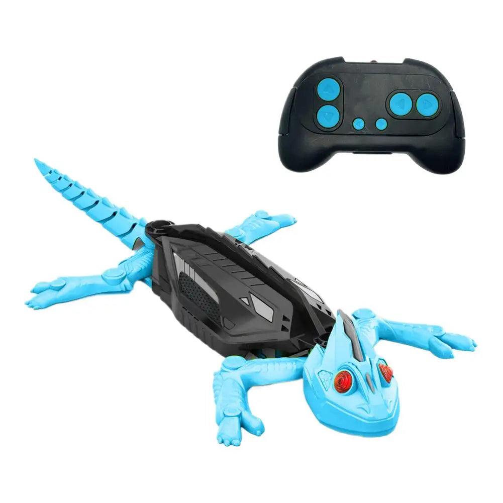 Realistic Biomimetic RC Wall Climbing Lizard Robot Toy Remote Control Gecko That Climbs Glass & Smooth Walls Car Interior Decor